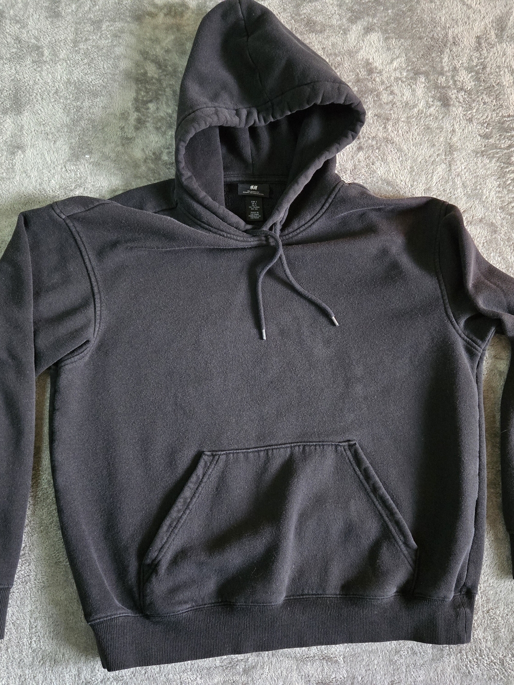 H&M Black Men's Pullover Hoodie